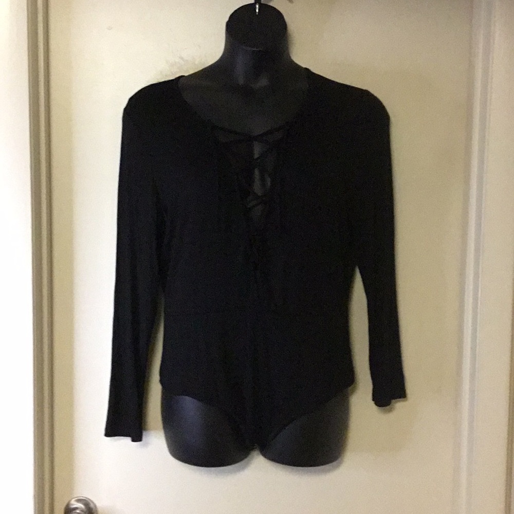 Fashion Nova Lace up Bodysuit